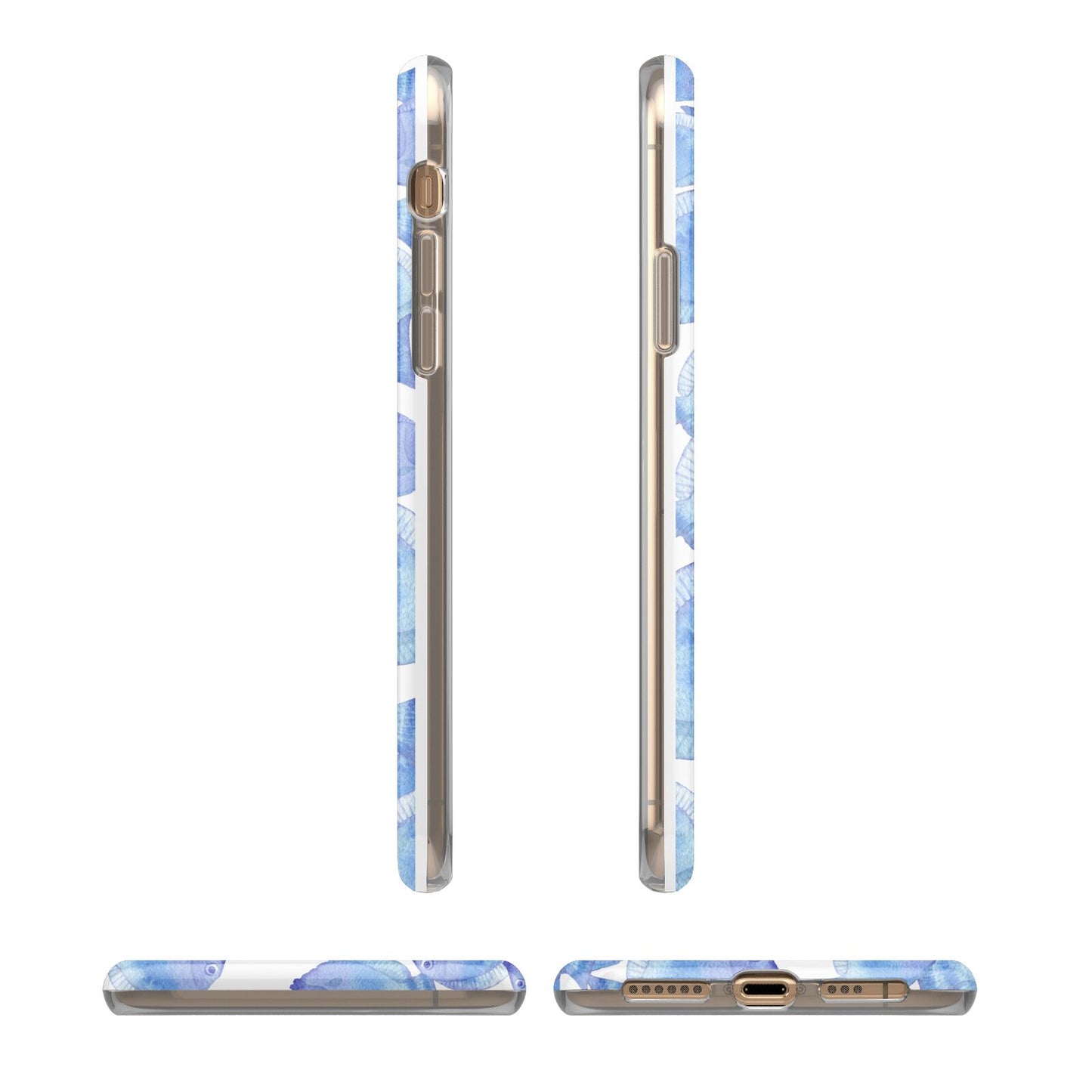 Fish iPhone 11 3D Tough Case Angle Images