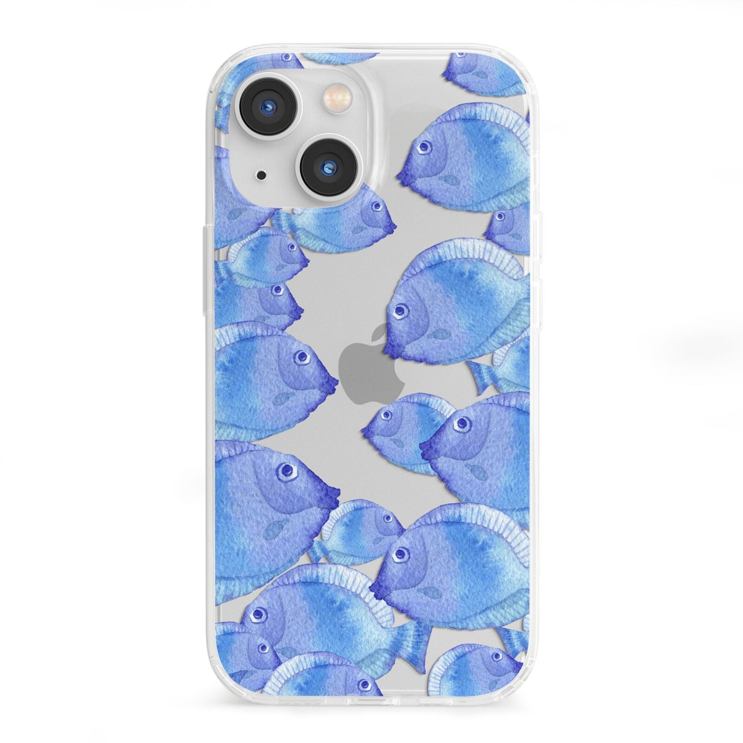 Fish iPhone 13 Mini Clear Bumper Case