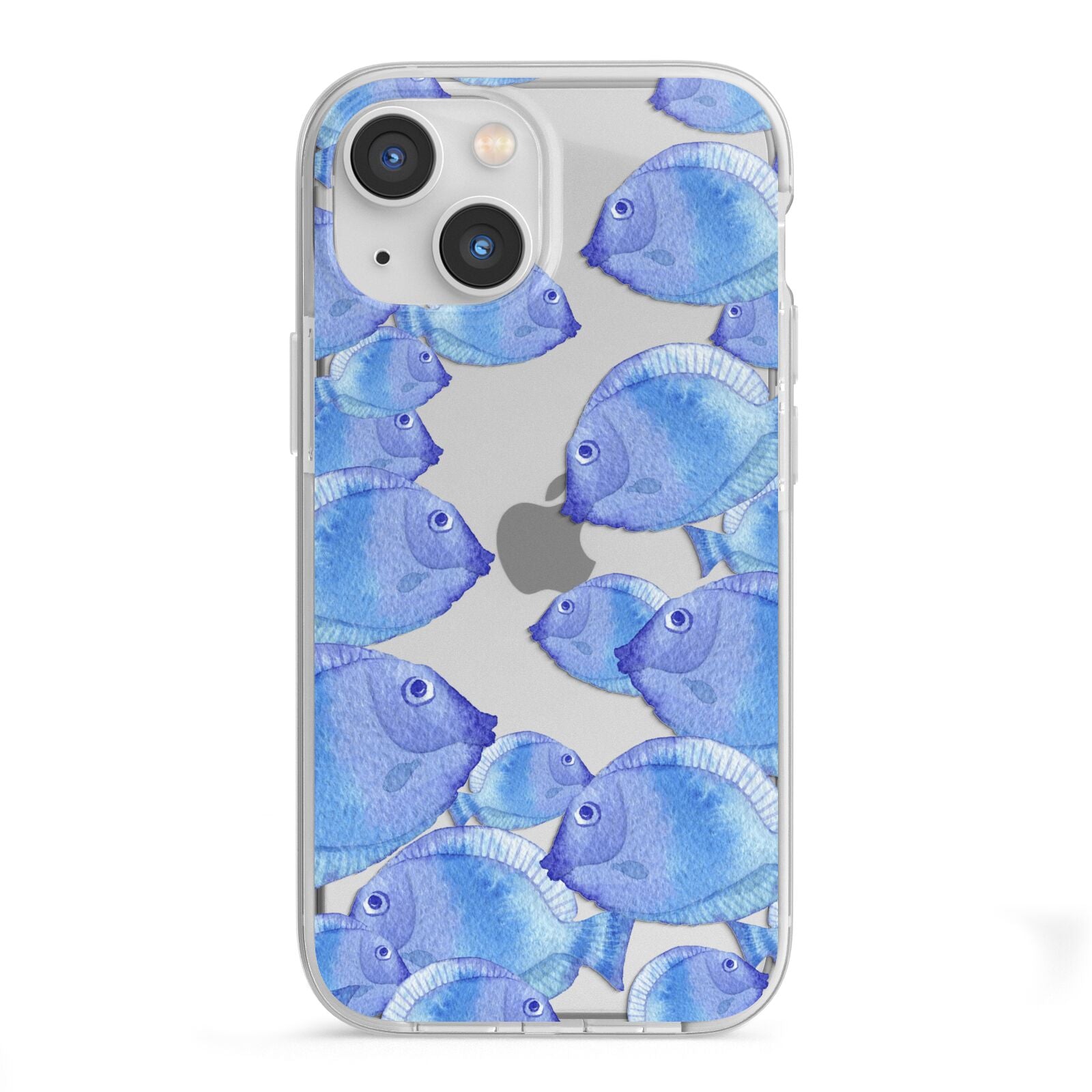 Fish iPhone 13 Mini TPU Impact Case with White Edges