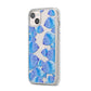 Fish iPhone 14 Plus Clear Tough Case Starlight Angled Image