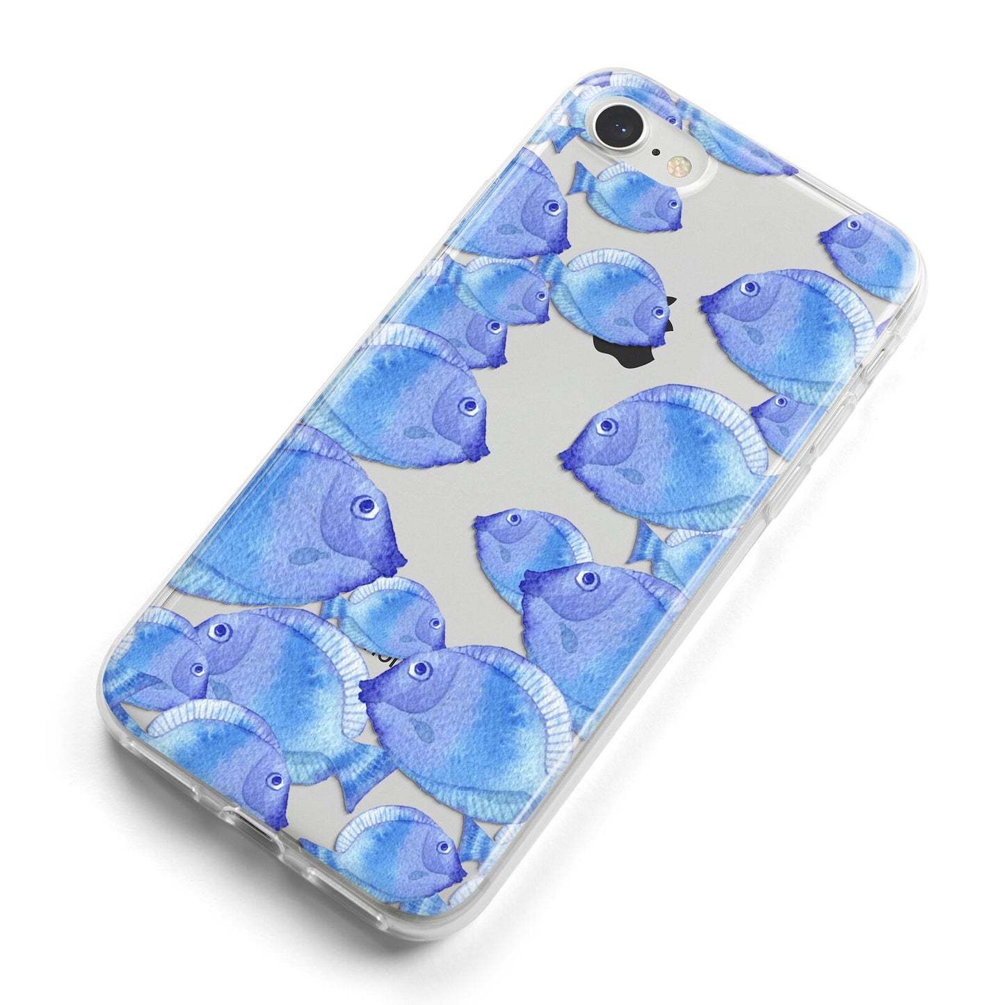 Fish iPhone 8 Bumper Case on Silver iPhone Alternative Image
