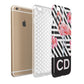 Flamingo Black Geometric Apple iPhone 6 Plus 3D Tough Case