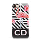 Flamingo Black Geometric Apple iPhone 7 8 3D Snap Case
