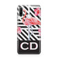 Flamingo Black Geometric Huawei P30 Lite Phone Case
