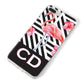 Flamingo Black Geometric iPhone 8 Plus Bumper Case on Silver iPhone Alternative Image