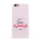 Flamingo Valentines Day Apple iPhone 6 3D Snap Case