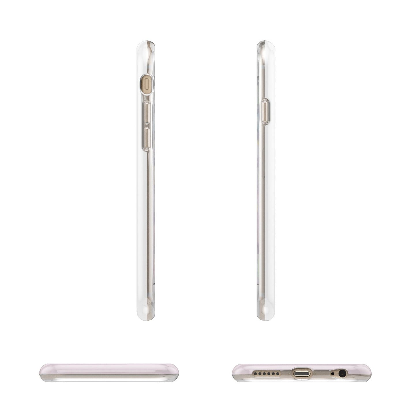 Flamingo Valentines Day Apple iPhone 6 3D Wrap Tough Case Alternative Image Angles