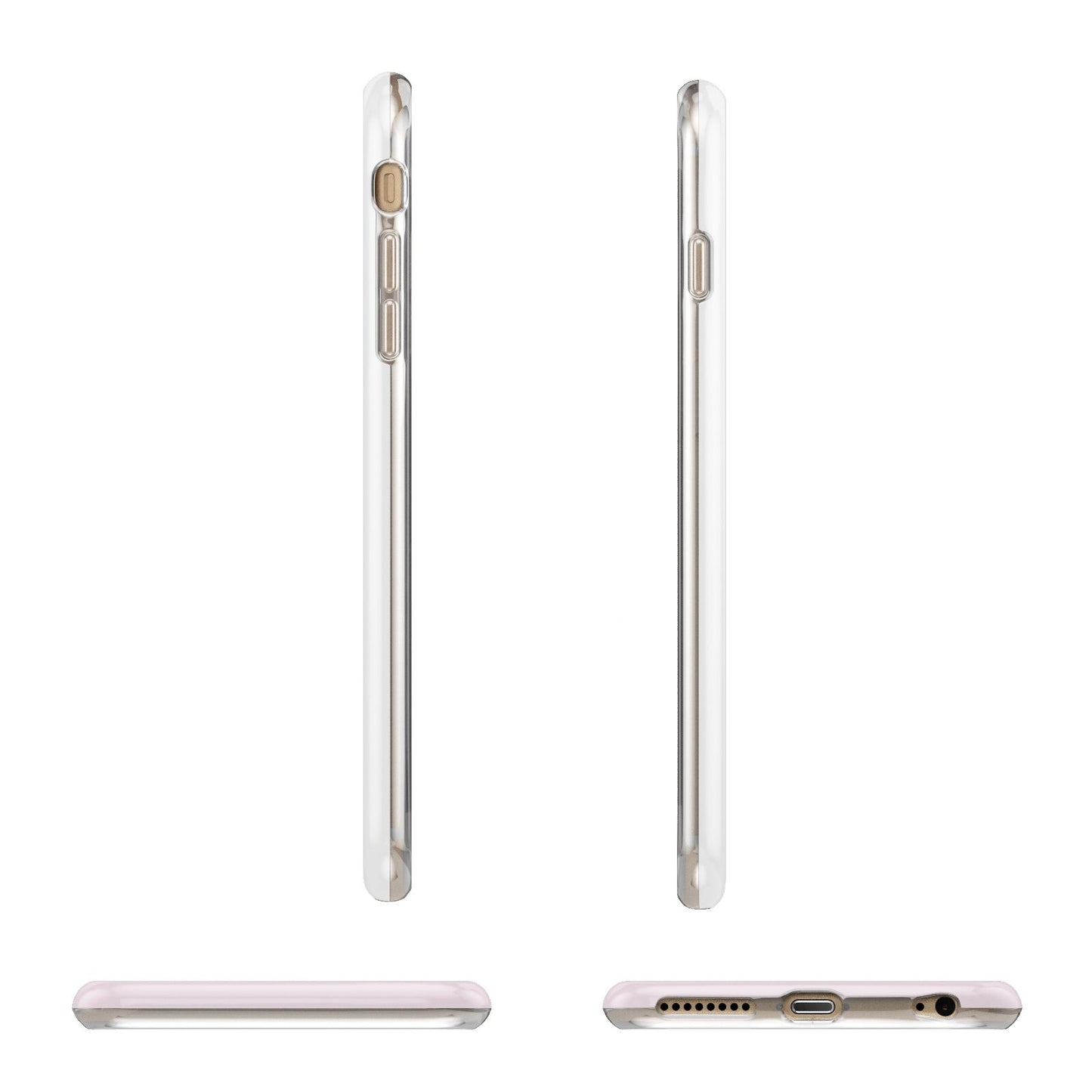 Flamingo Valentines Day Apple iPhone 6 Plus 3D Wrap Tough Case Alternative Image Angles