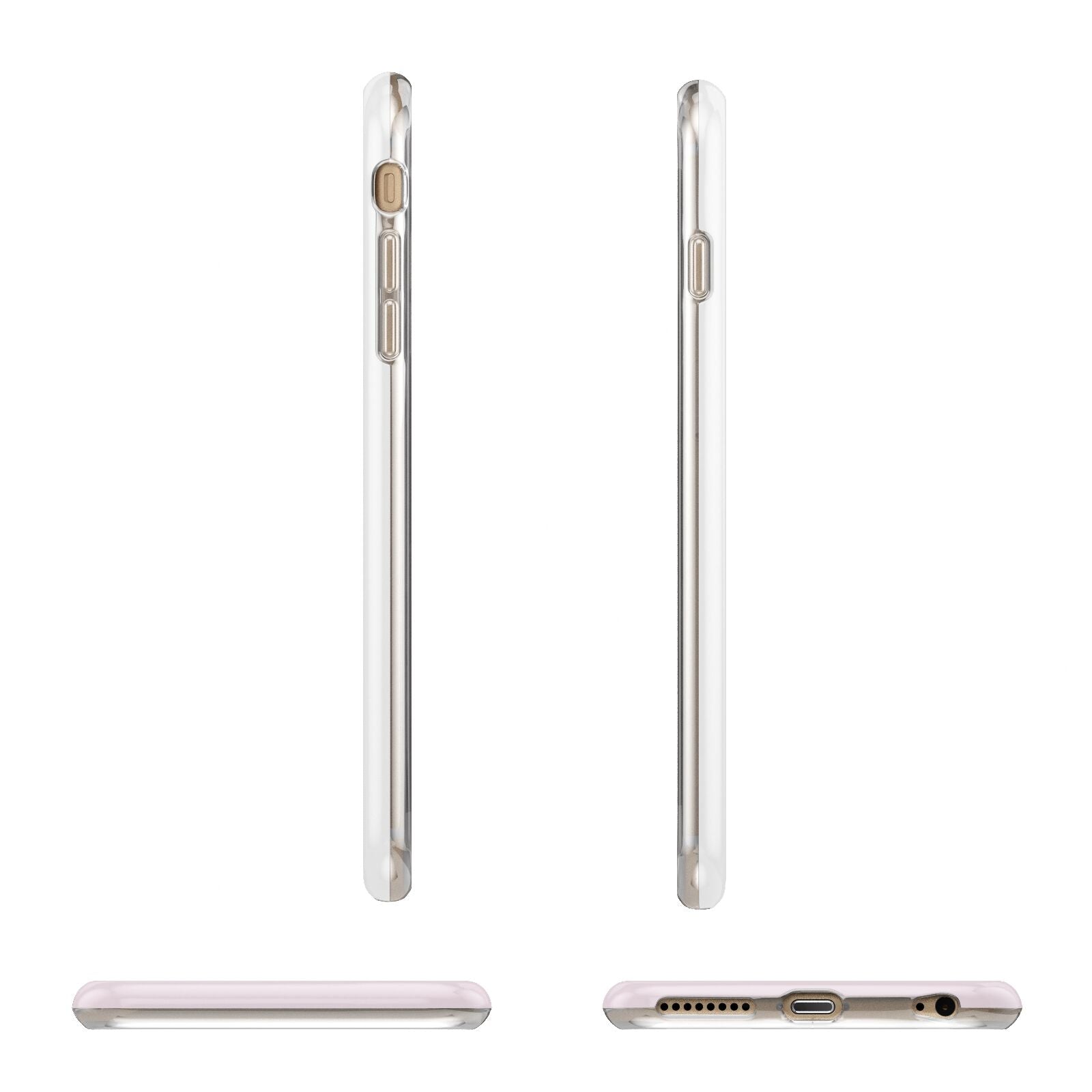 Flamingo Valentines Day Apple iPhone 6 Plus 3D Wrap Tough Case Alternative Image Angles