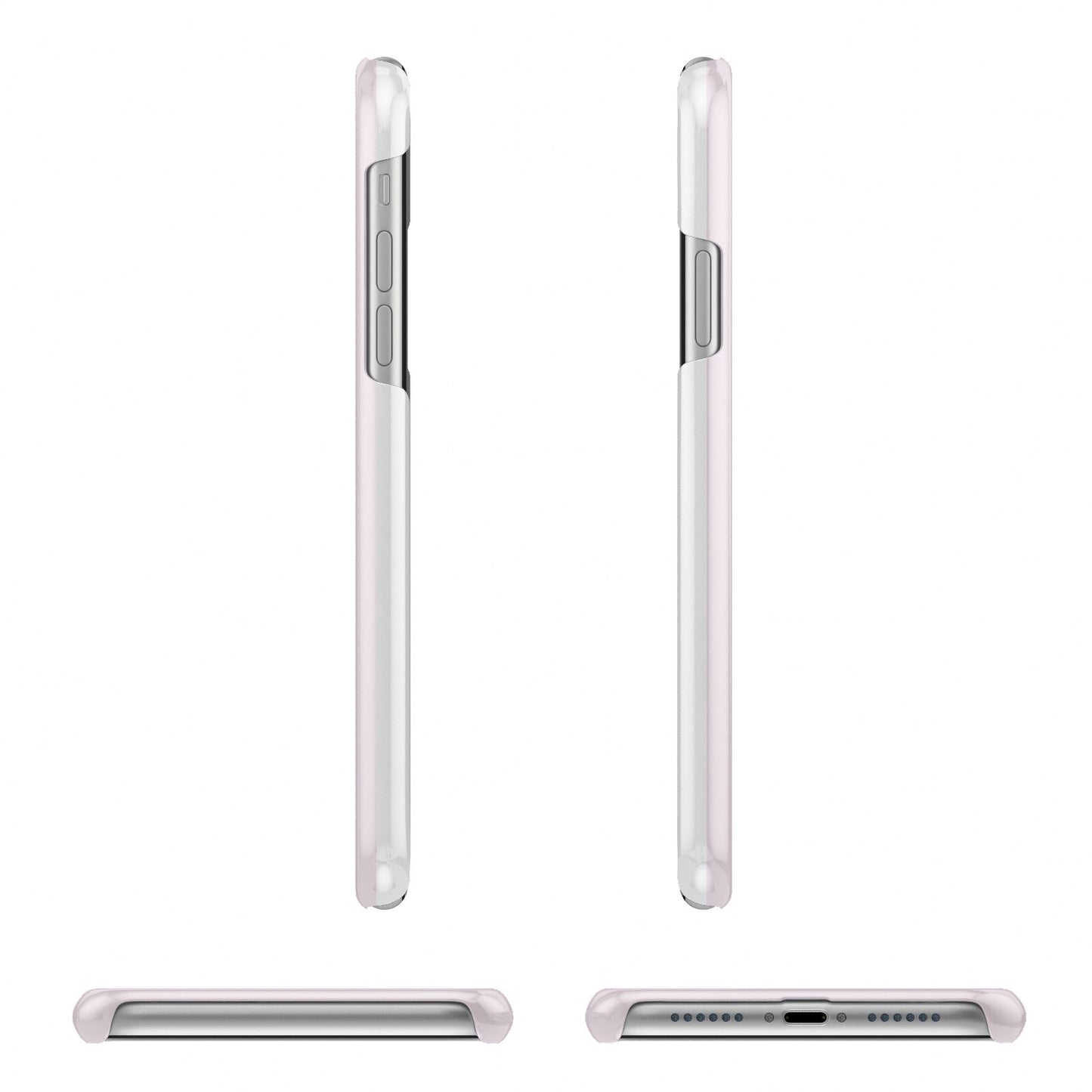 Flamingo Valentines Day Apple iPhone XR 3D Wrap Snap Case Angled Images on White Phone