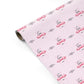 Flamingo Valentines Day Personalised Gift Wrap