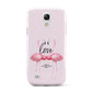 Flamingo Valentines Day Samsung Galaxy S4 Mini Case
