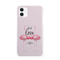 Flamingo Valentines Day iPhone 11 3D Snap Case