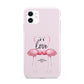 Flamingo Valentines Day iPhone 11 3D Tough Case