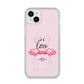 Flamingo Valentines Day iPhone 14 Plus Glitter Tough Case Starlight