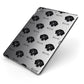 Flat Coated Retriever Icon with Name Apple iPad Case on Grey iPad Side View