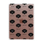 Flat Coated Retriever Icon with Name Apple iPad Rose Gold Case