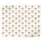 Flat Coated Retriever Icon with Name Personalised Wrapping Paper Alternative