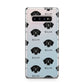 Flat Coated Retriever Icon with Name Samsung Galaxy S10 Plus Case