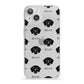 Flat Coated Retriever Icon with Name iPhone 13 Clear Bumper Case