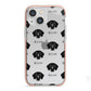 Flat Coated Retriever Icon with Name iPhone 13 Mini TPU Impact Case with Pink Edges