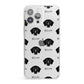 Flat Coated Retriever Icon with Name iPhone 13 Pro Max Clear Bumper Case