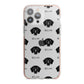 Flat Coated Retriever Icon with Name iPhone 13 Pro Max TPU Impact Case with Pink Edges