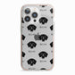 Flat Coated Retriever Icon with Name iPhone 13 Pro TPU Impact Case with Pink Edges