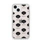 Flat Coated Retriever Icon with Name iPhone 14 Clear Tough Case Starlight