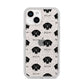 Flat Coated Retriever Icon with Name iPhone 14 Glitter Tough Case Starlight