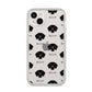 Flat Coated Retriever Icon with Name iPhone 14 Plus Clear Tough Case Starlight
