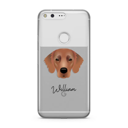 Flat Coated Retriever Personalised Google Pixel Case