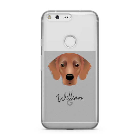 Flat Coated Retriever Personalised Google Pixel Case