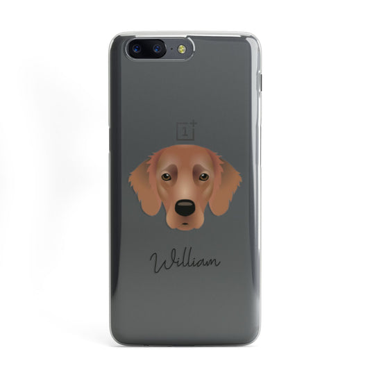 Flat Coated Retriever Personalised OnePlus Case