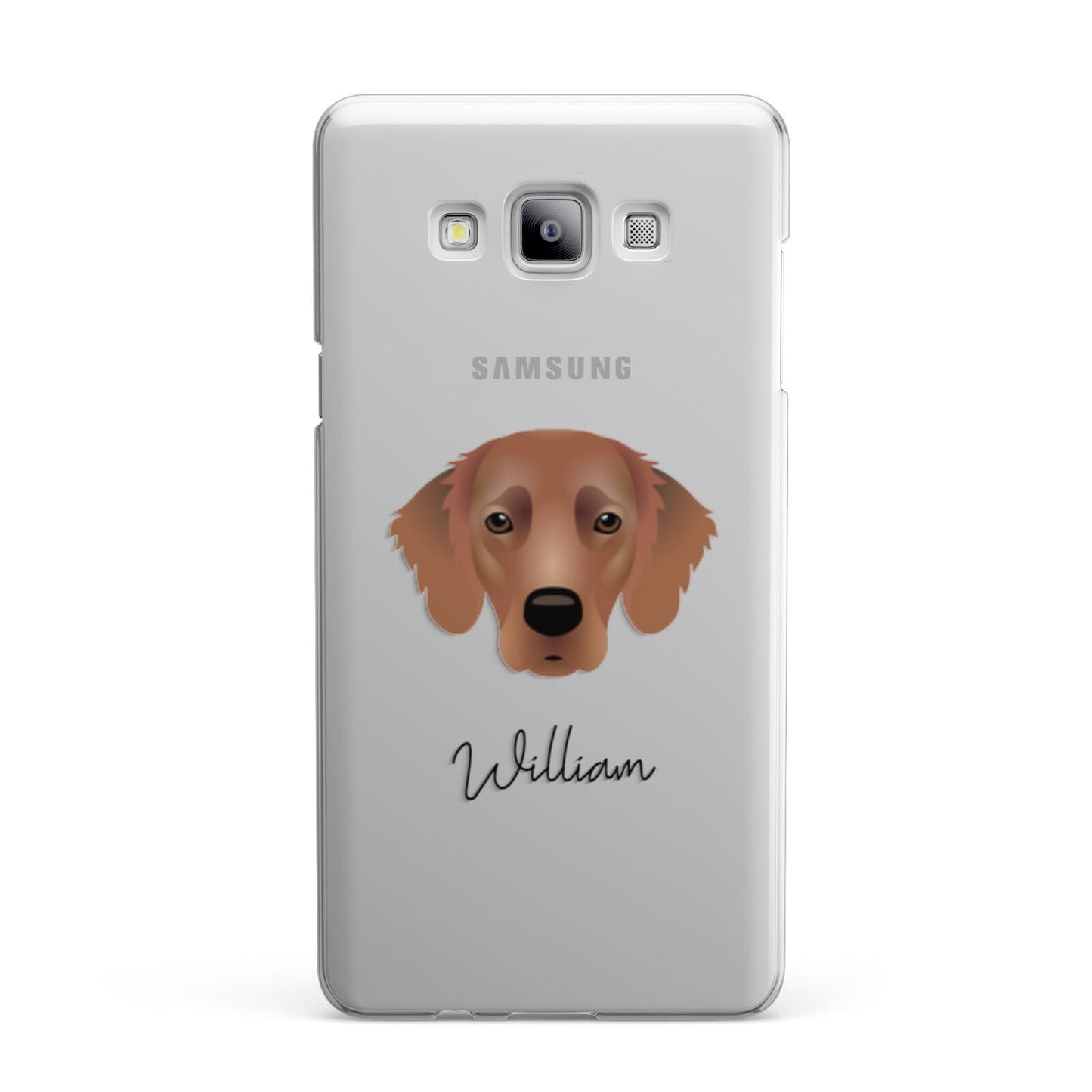 Flat Coated Retriever Personalised Samsung Galaxy A7 2015 Case