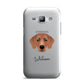 Flat Coated Retriever Personalised Samsung Galaxy J1 2015 Case