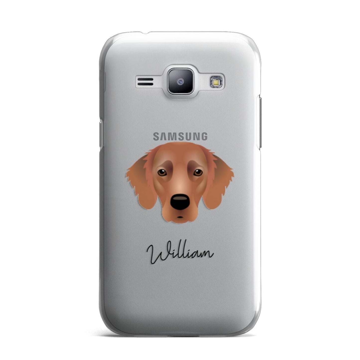 Flat Coated Retriever Personalised Samsung Galaxy J1 2015 Case