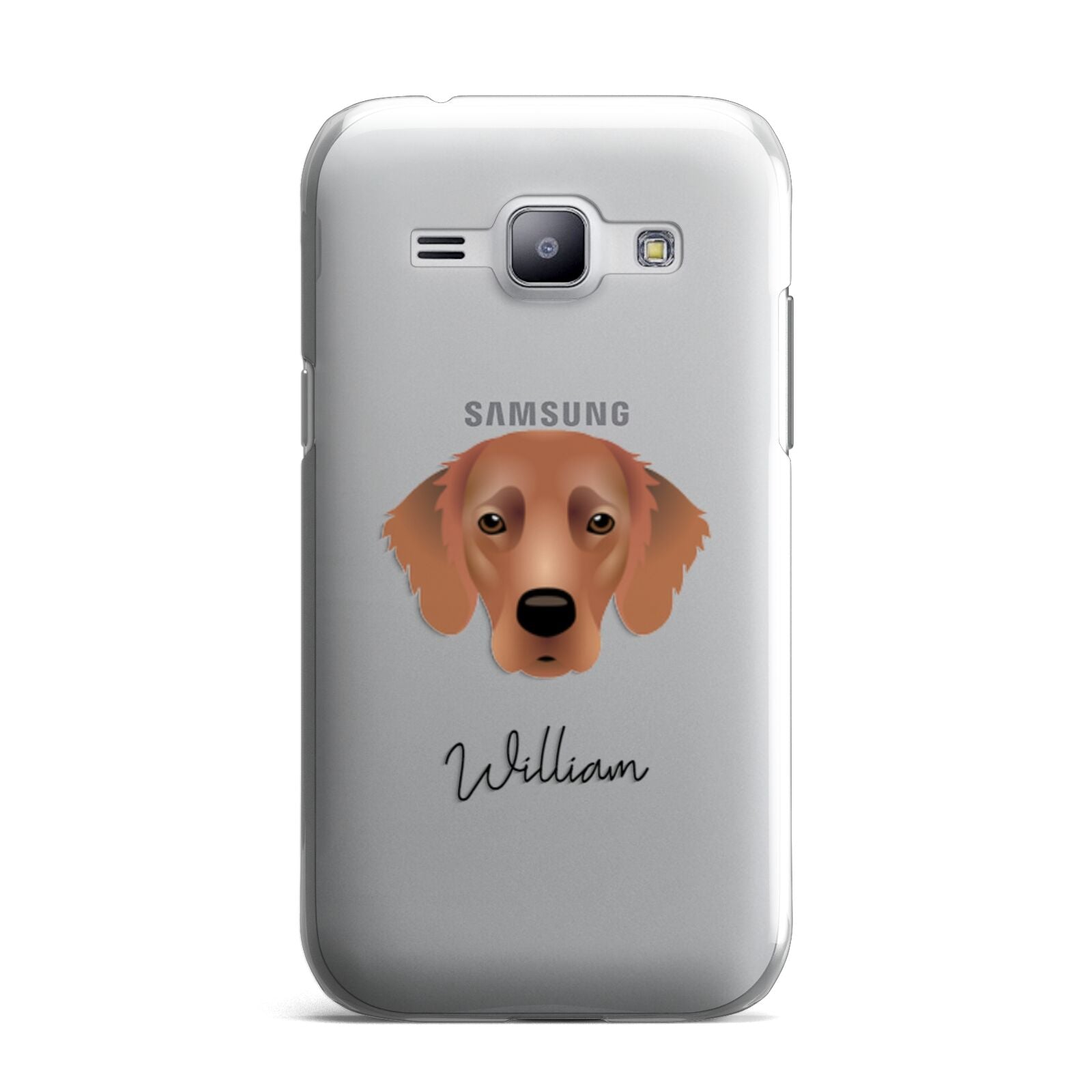 Flat Coated Retriever Personalised Samsung Galaxy J1 2015 Case