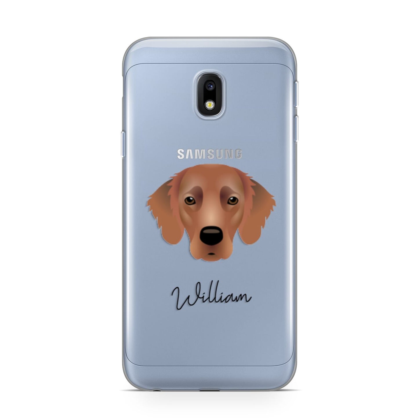 Flat Coated Retriever Personalised Samsung Galaxy J3 2017 Case