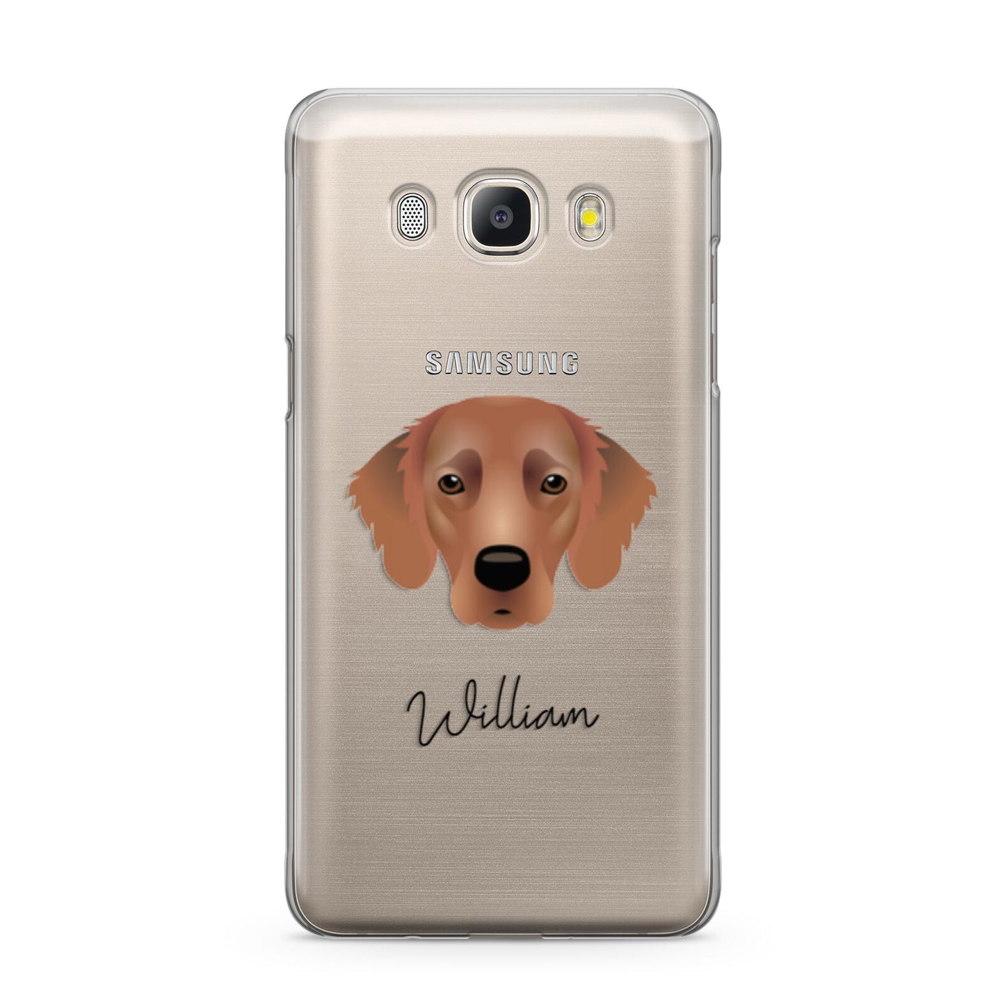 Flat Coated Retriever Personalised Samsung Galaxy J5 2016 Case