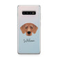 Flat Coated Retriever Personalised Samsung Galaxy S10 Plus Case