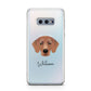 Flat Coated Retriever Personalised Samsung Galaxy S10E Case