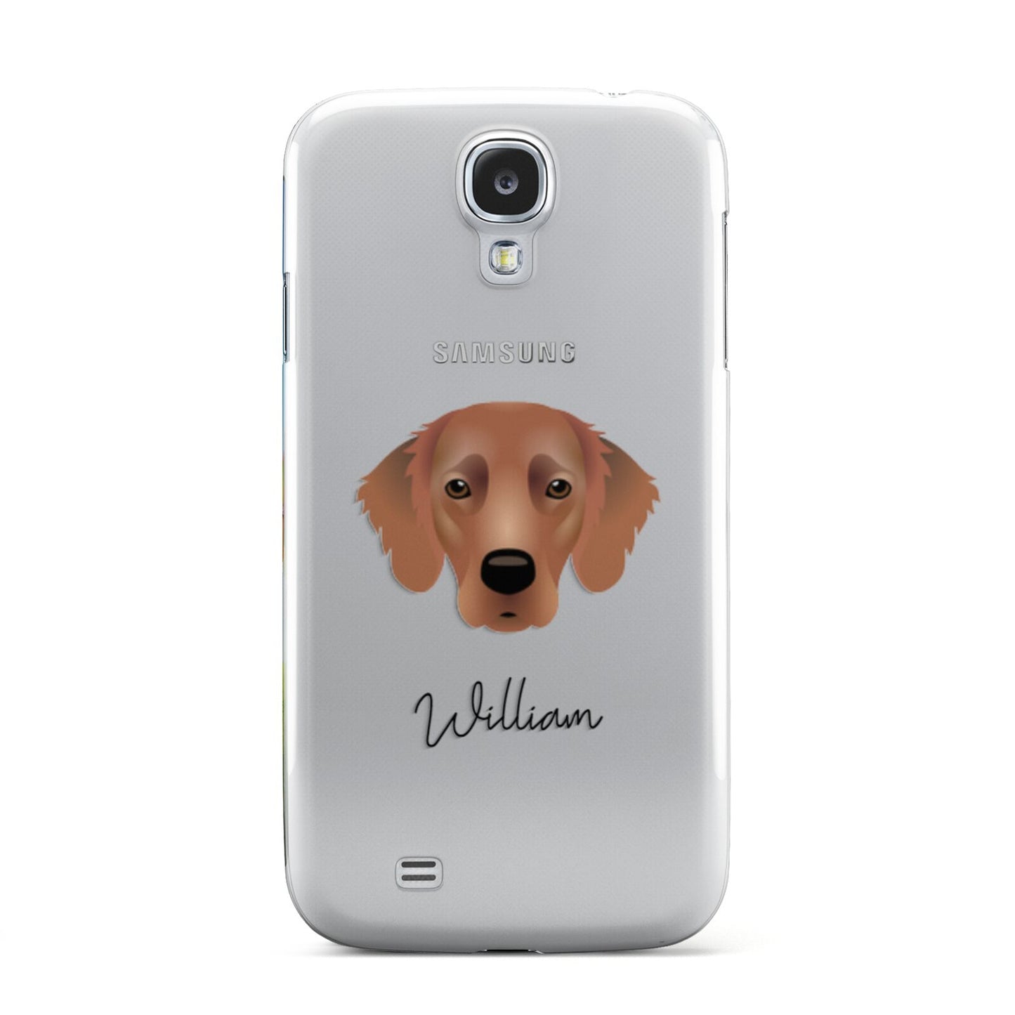Flat Coated Retriever Personalised Samsung Galaxy S4 Case