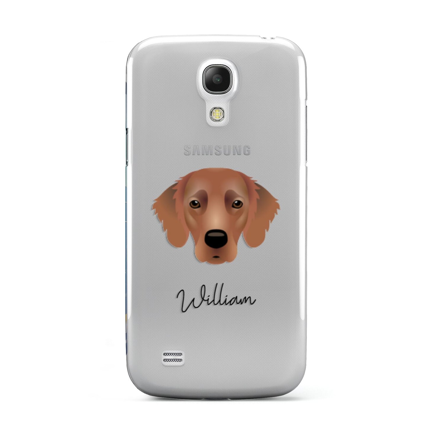 Flat Coated Retriever Personalised Samsung Galaxy S4 Mini Case