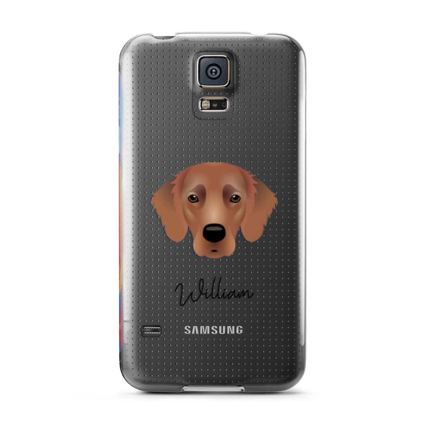 Flat Coated Retriever Personalised Samsung Galaxy S5 Case