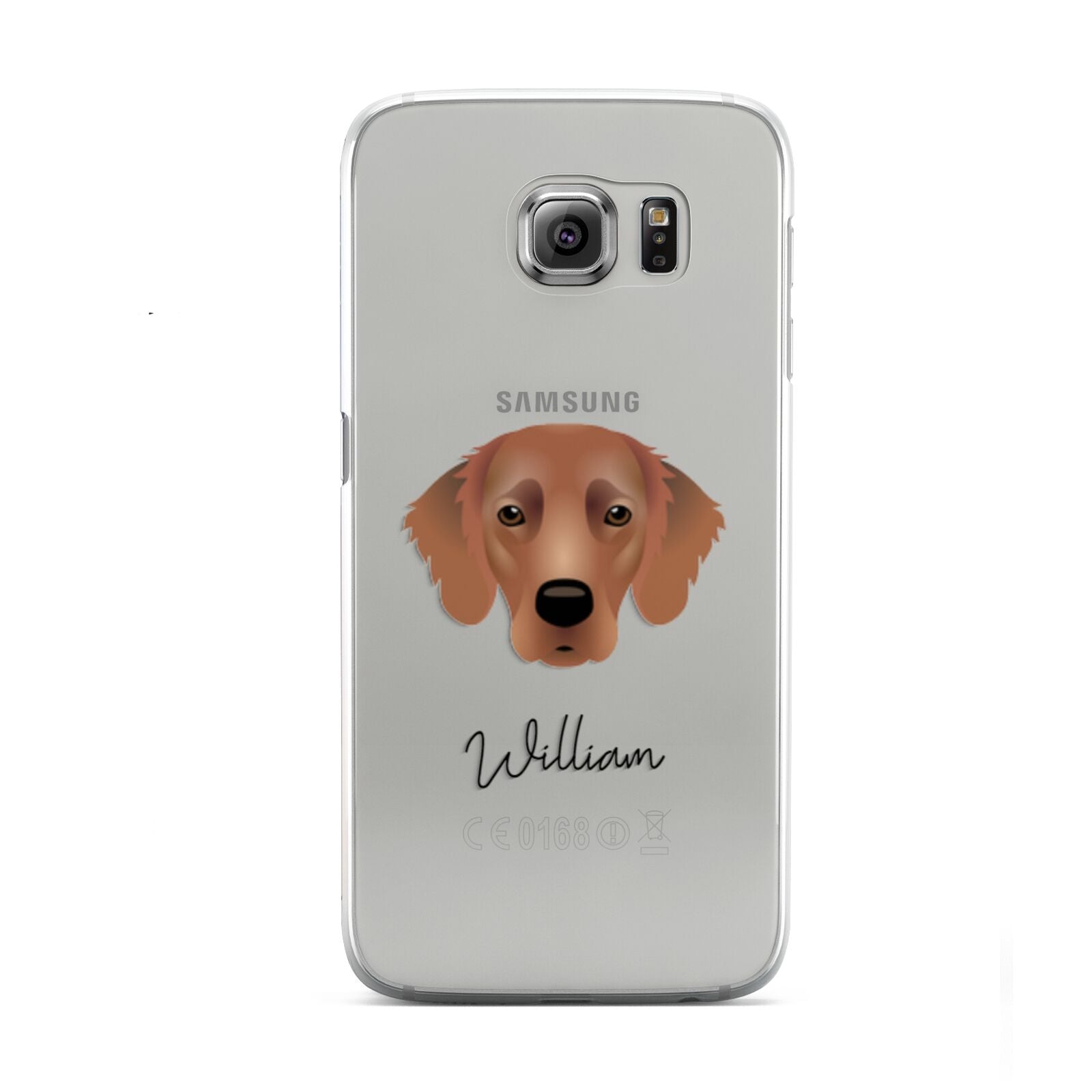 Flat Coated Retriever Personalised Samsung Galaxy S6 Case