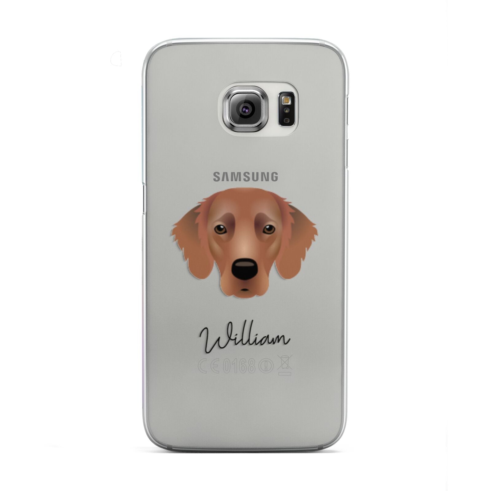 Flat Coated Retriever Personalised Samsung Galaxy S6 Edge Case