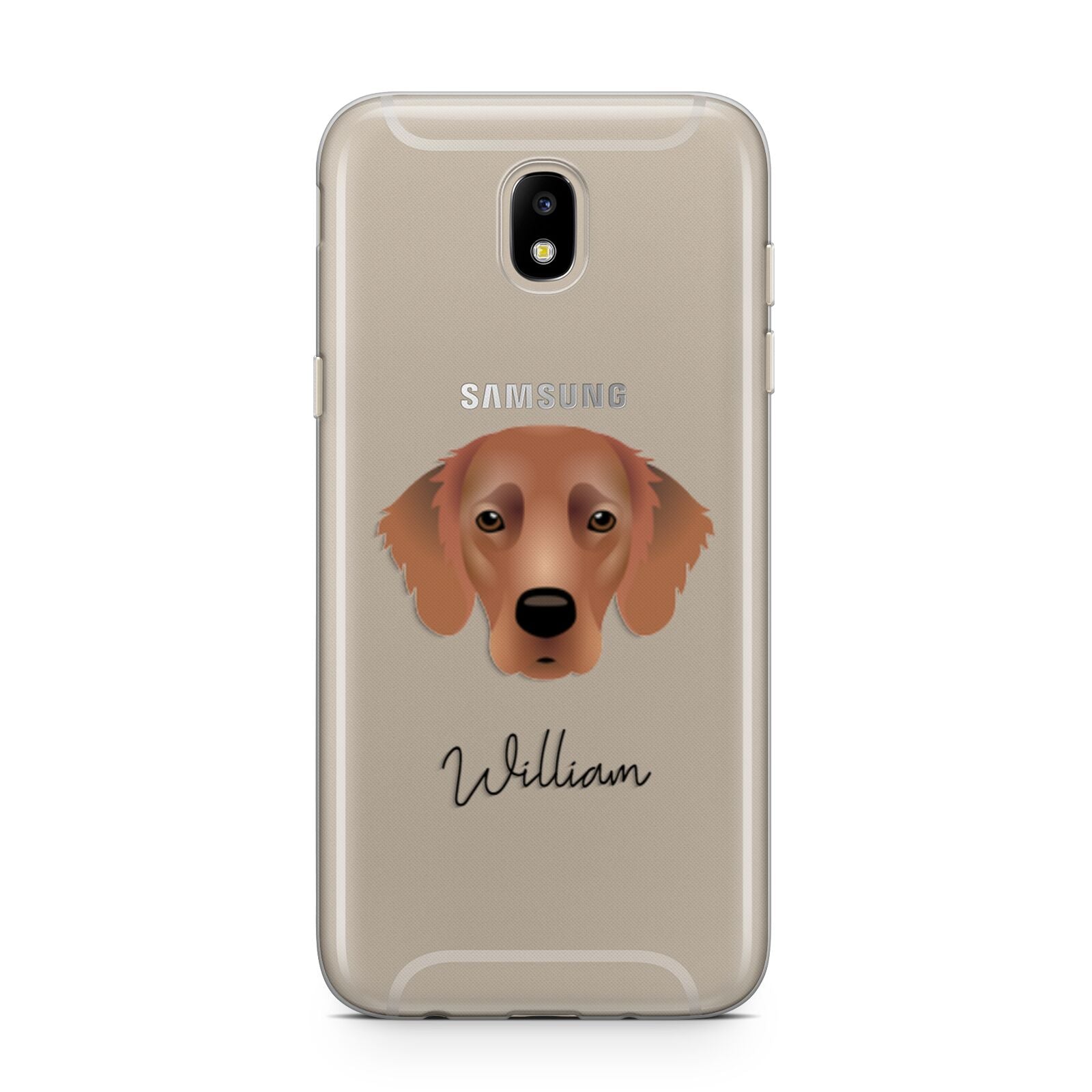 Flat Coated Retriever Personalised Samsung J5 2017 Case