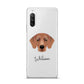 Flat Coated Retriever Personalised Sony Xperia 10 III Case