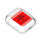 Flight Recorder AirPods Case Laid Flat